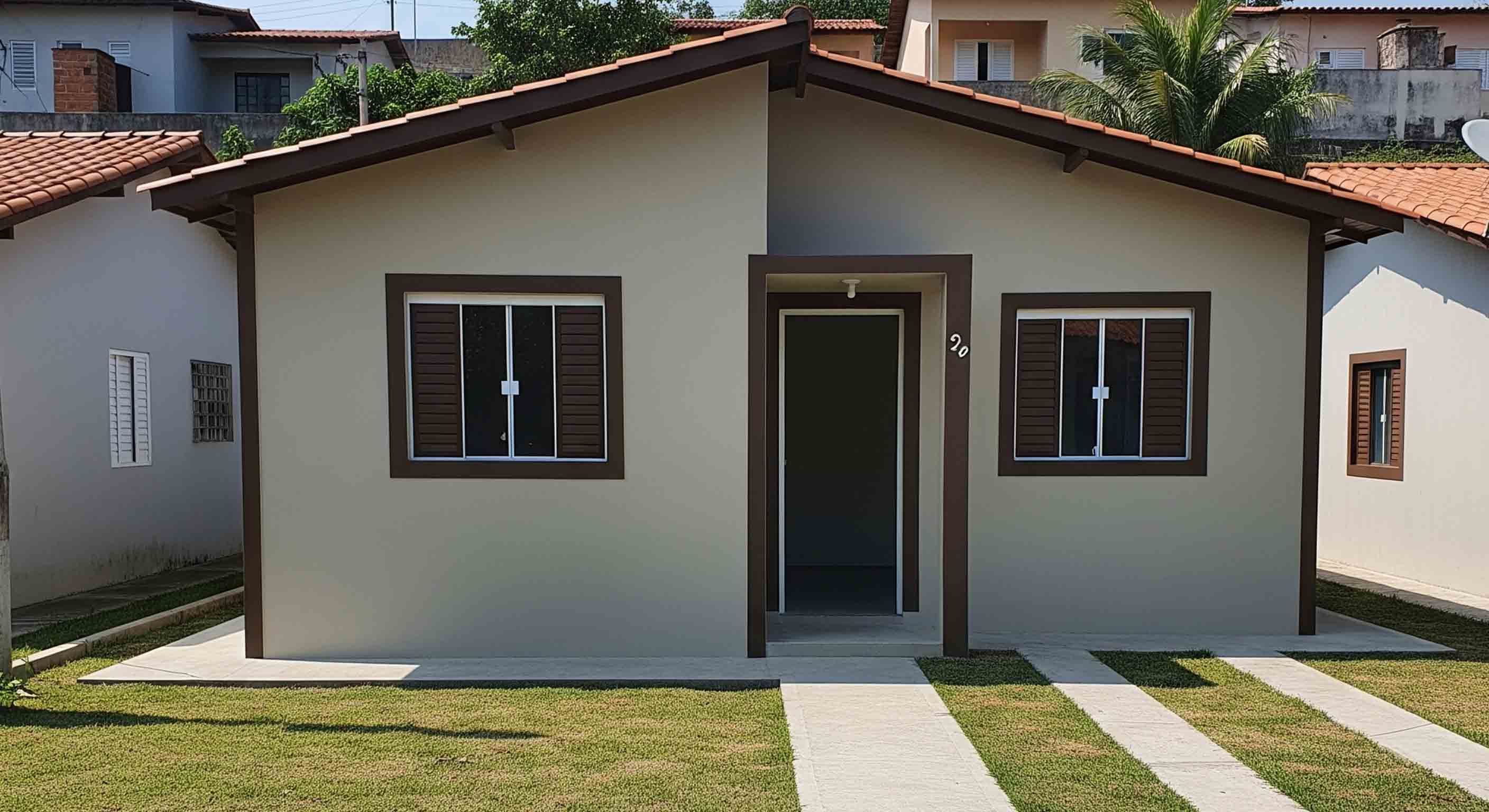 Pintura residencial convencional realizada pela LLSA2irmãos - Exemplo 3